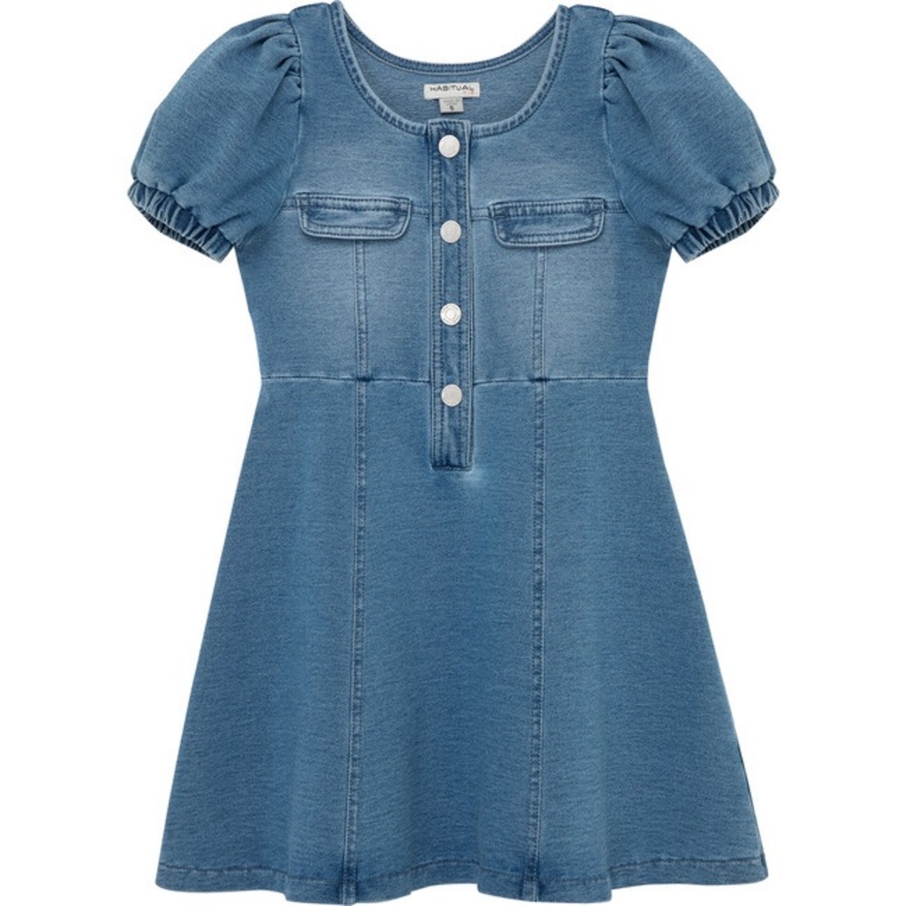 HABITUAL

Fit & Flare Dress, Denim